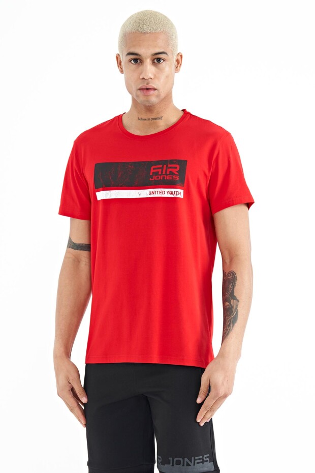 Luke Kırmızı O Yaka Erkek T-Shirt - 88221