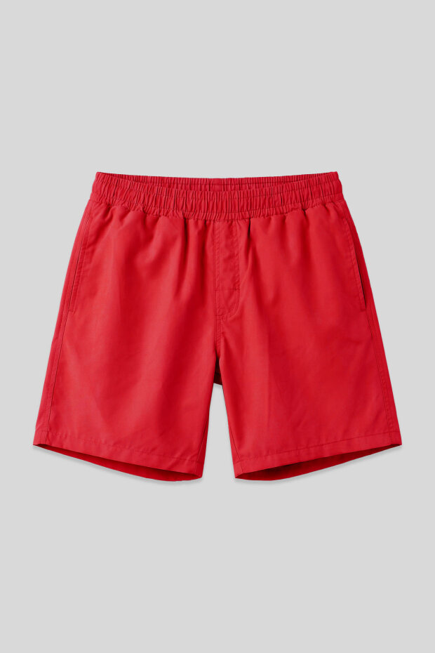 Kırmızı Hızlı Kuruyan Standart Fit Erkek Deniz Şortu - 81237 - 1