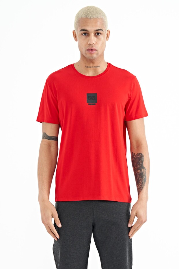 Bert Kırmızı Standart Kalıp Erkek T-Shirt - 88210