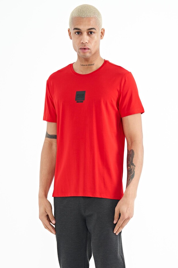 Bert Kırmızı Standart Kalıp Erkek T-Shirt - 88210