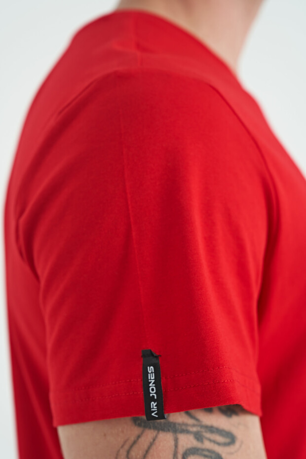Calvin Kırmızı Basic Erkek T-Shirt - 88245 - 5