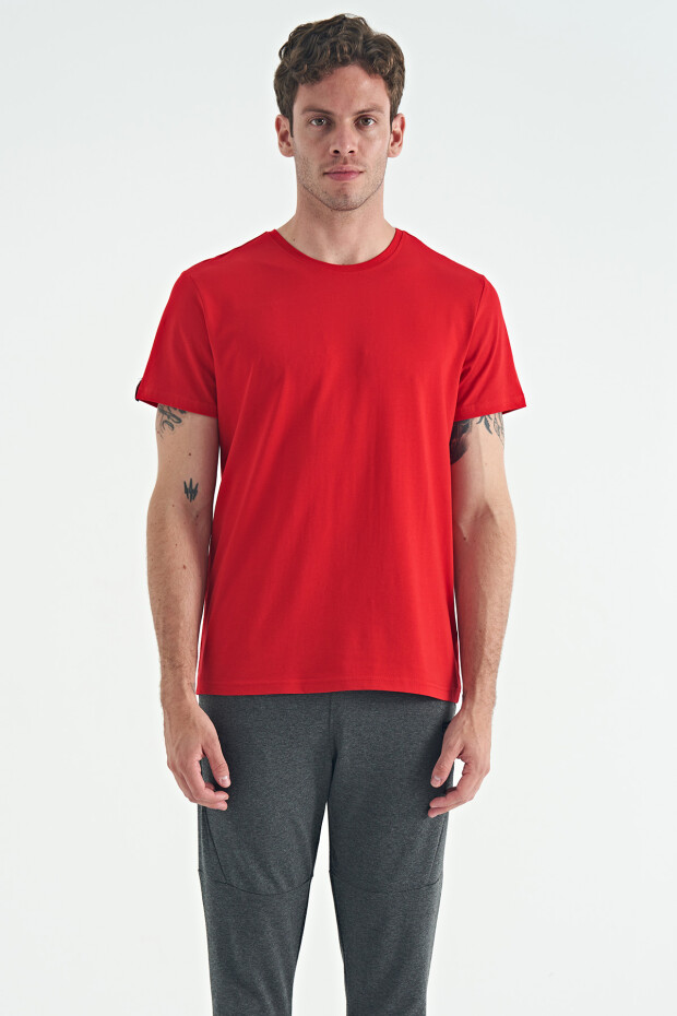 Calvin Kırmızı Basic Erkek T-Shirt - 88245