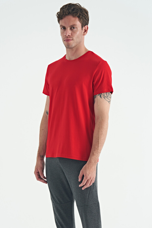 Calvin Kırmızı Basic Erkek T-Shirt - 88245