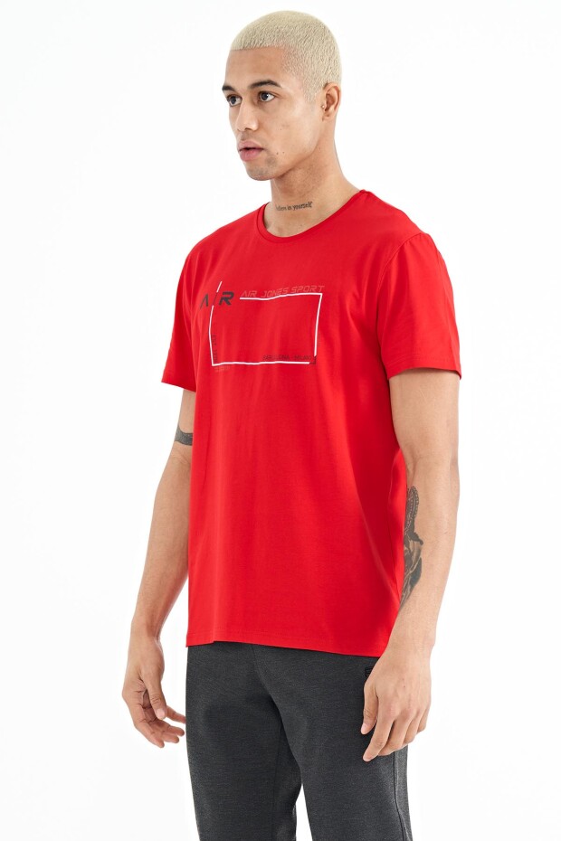 Otis Kırmızı Standart Kalıp Erkek T-Shirt - 88228