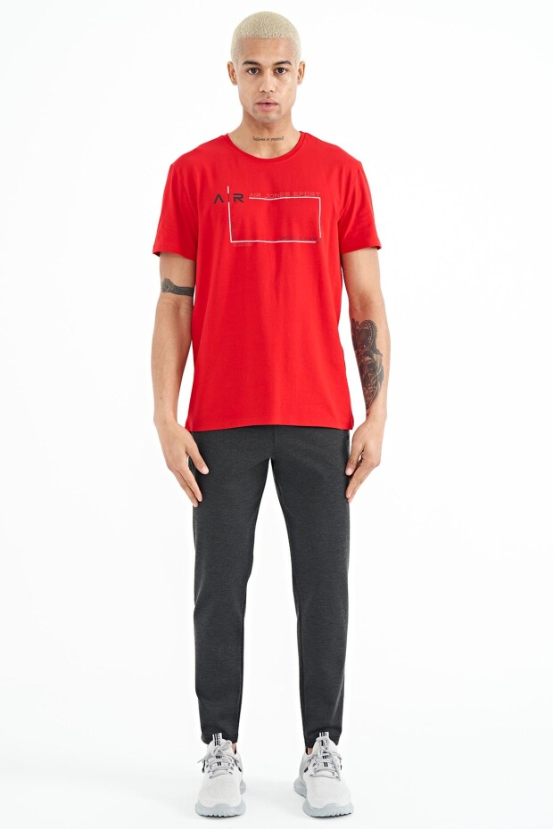 Otis Kırmızı Standart Kalıp Erkek T-Shirt - 88228