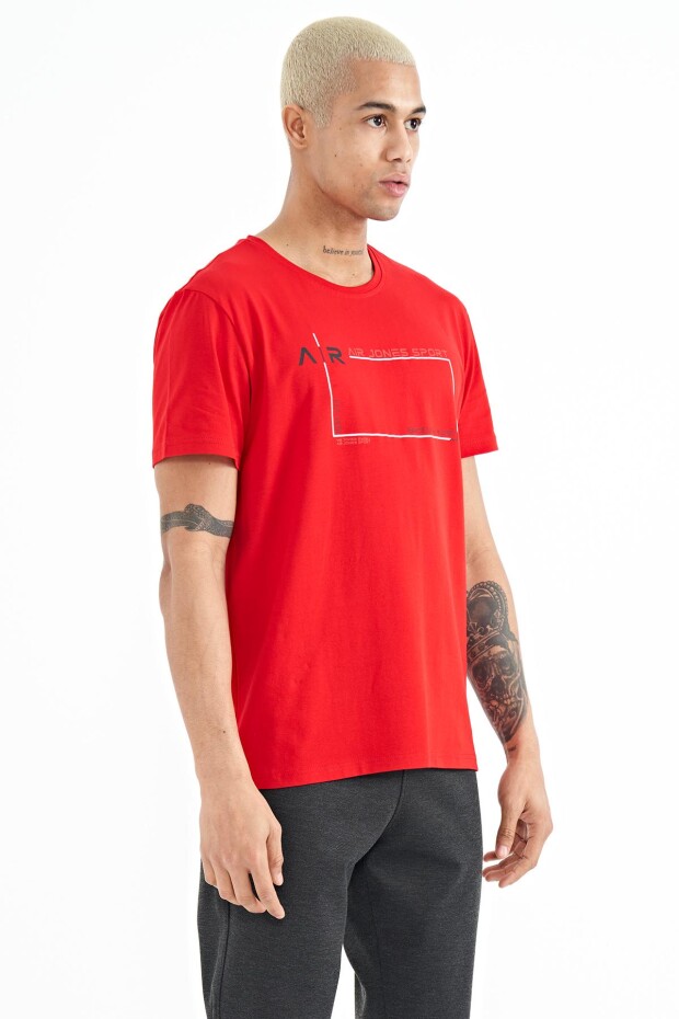 Otis Kırmızı Standart Kalıp Erkek T-Shirt - 88228