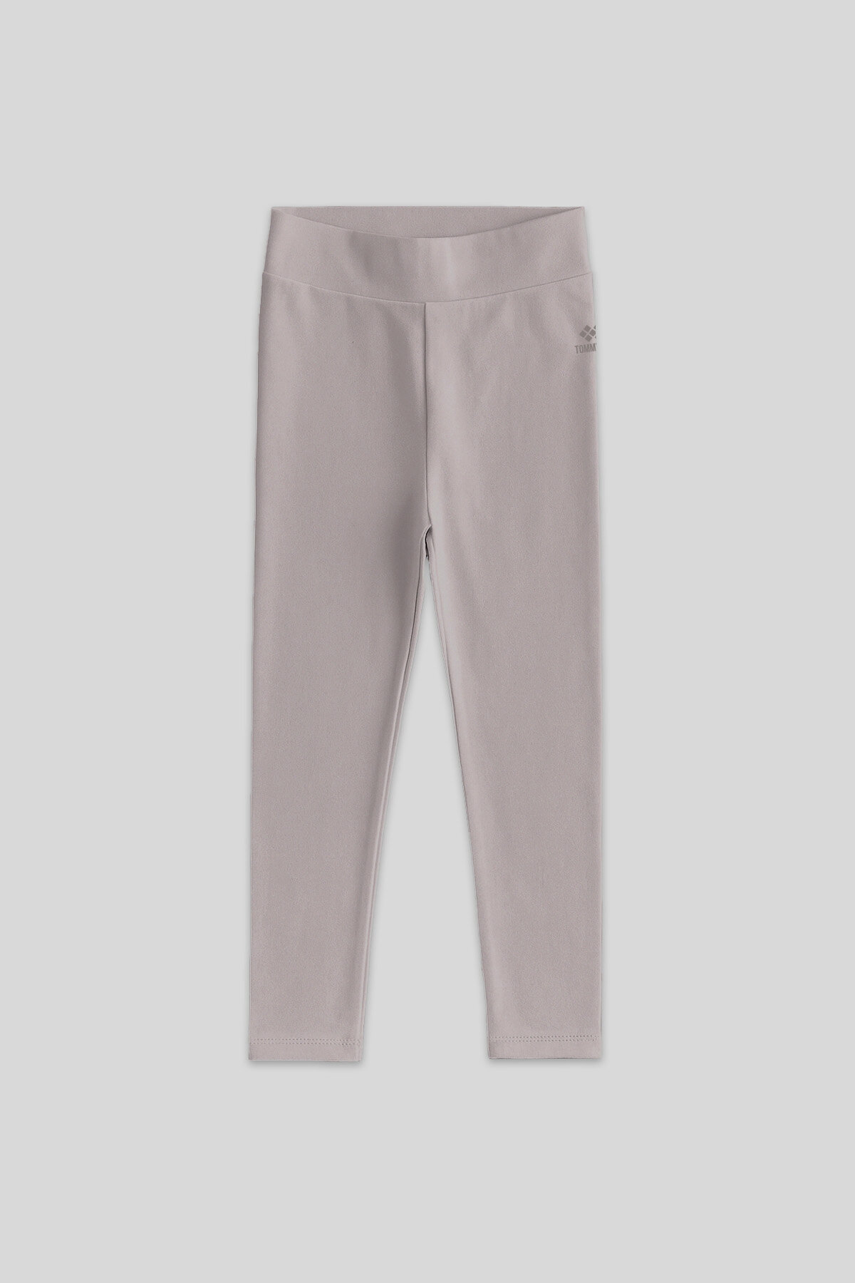 Koyu Bej Yüksek Bel Dar Paça Kız Çocuk Tayt - 75047 - TOMMYLIFE