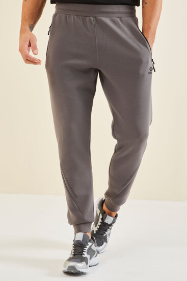 Koyu Gri Bağcıklı Erkek Eşofman Alt - 82110 - TOMMYLIFE (1)