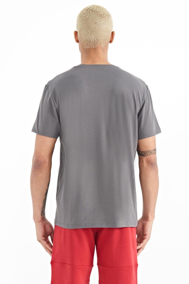 Stew Koyu Gri O Yaka Erkek T-Shirt - 88229