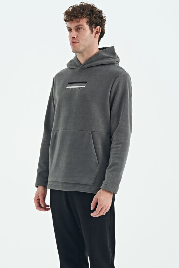 Hern Koyu Gri Erkek Polar Sweatshirt - 88301 - Air Jones (1)