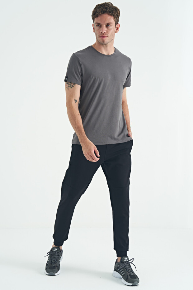 Calvin Koyu Gri Basic Erkek T-Shirt - 88245 - 2