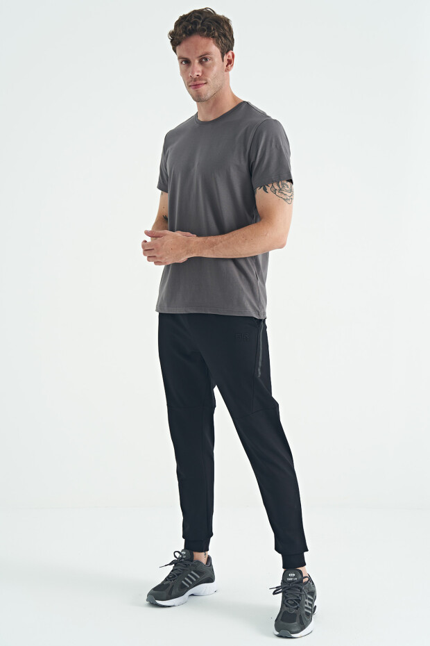 Calvin Koyu Gri Basic Erkek T-Shirt - 88245 - 4