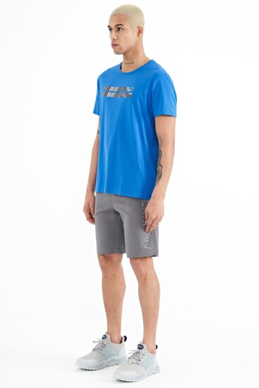 Alva Koyu Gri Baskılı Erkek Şort - 81245 - Air Jones (1)