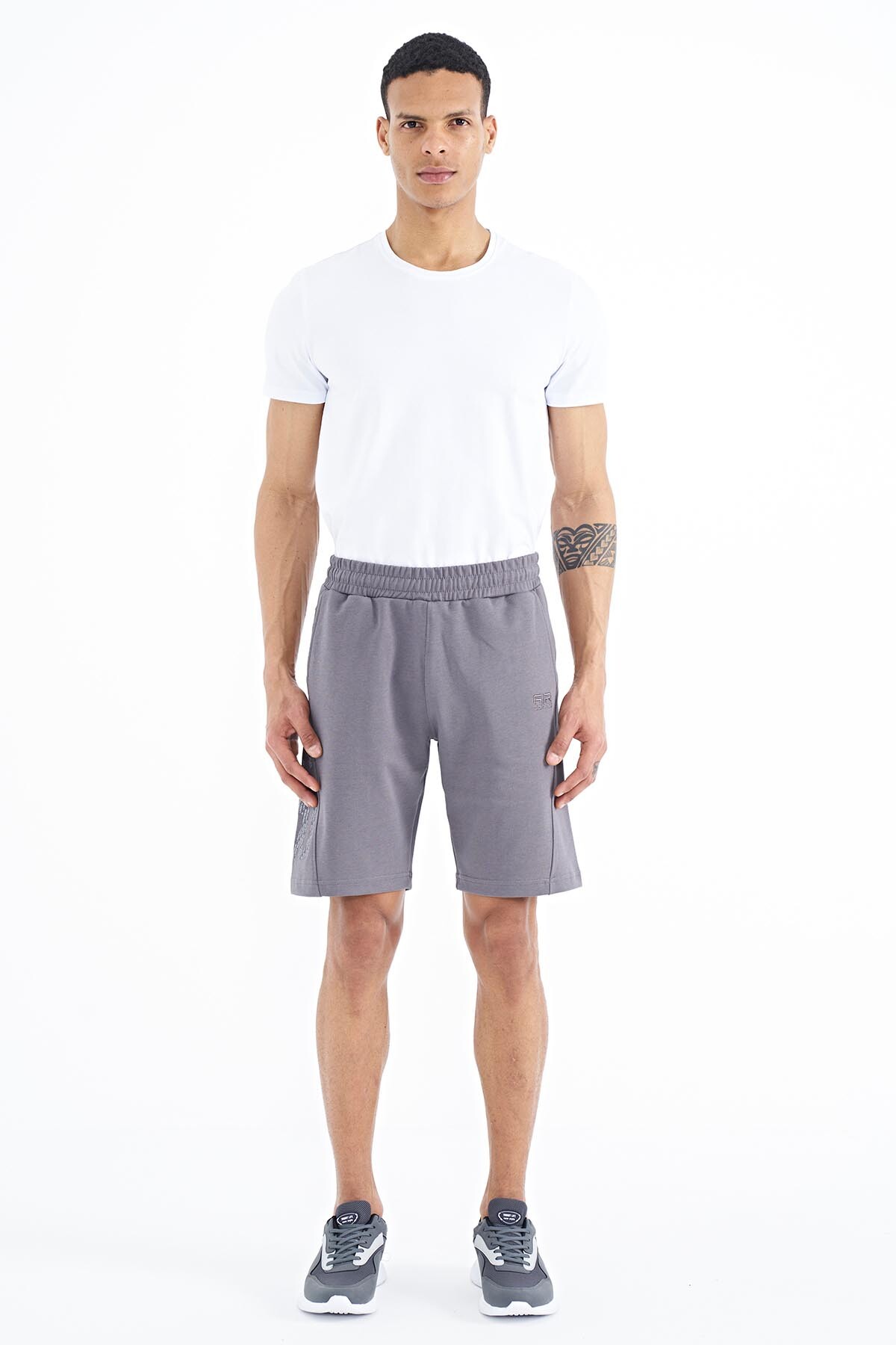 Aldo Koyu Gri Standart Kalıp Erkek Şort - 81242 - Air Jones