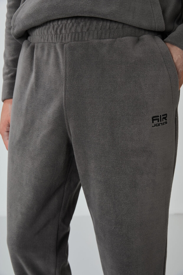 Carol Koyu Gri Polar Erkek Eşofman Takım - 85226 - 6