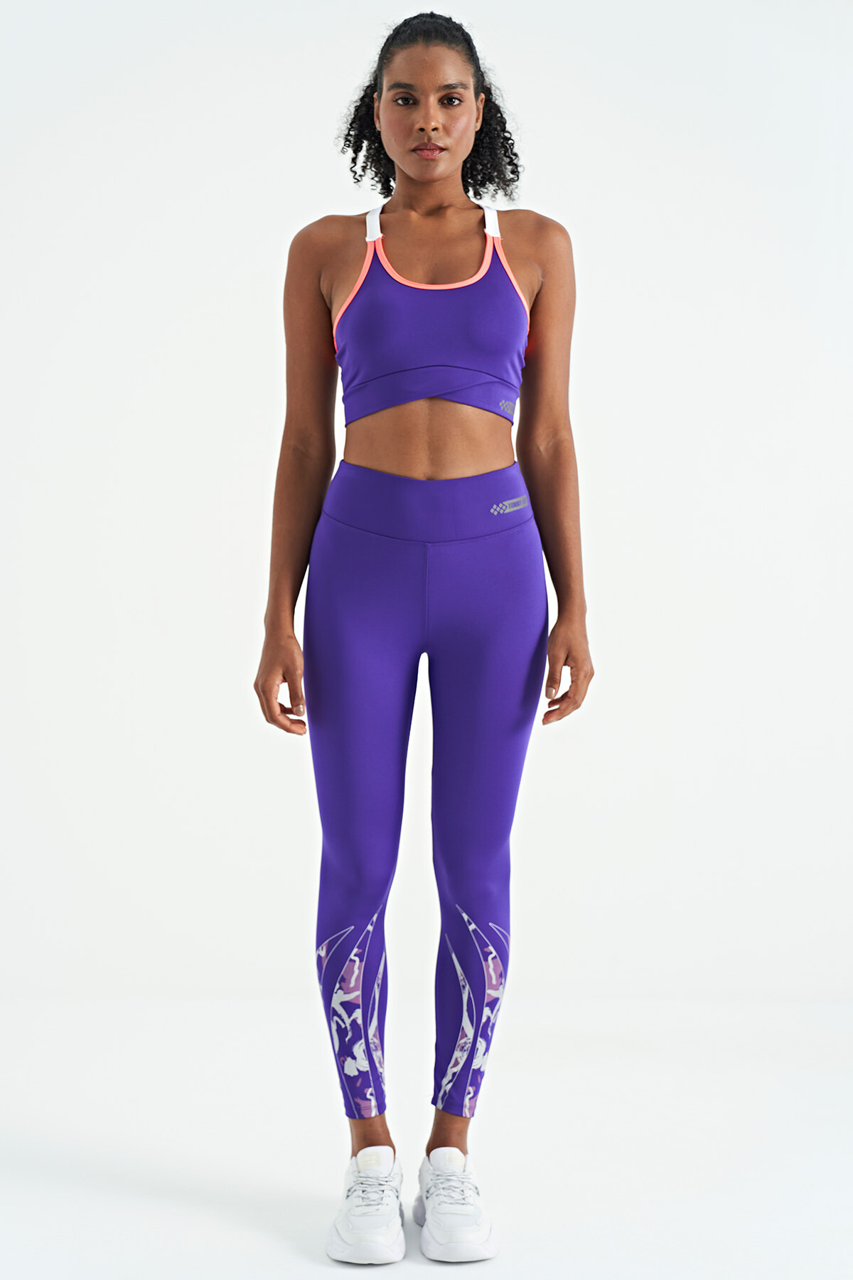 Koyu Mor Sırt Detaylı Askılı Dar Kalıp Kadın Büstiyer - 97254 - TOMMYLIFE (1)