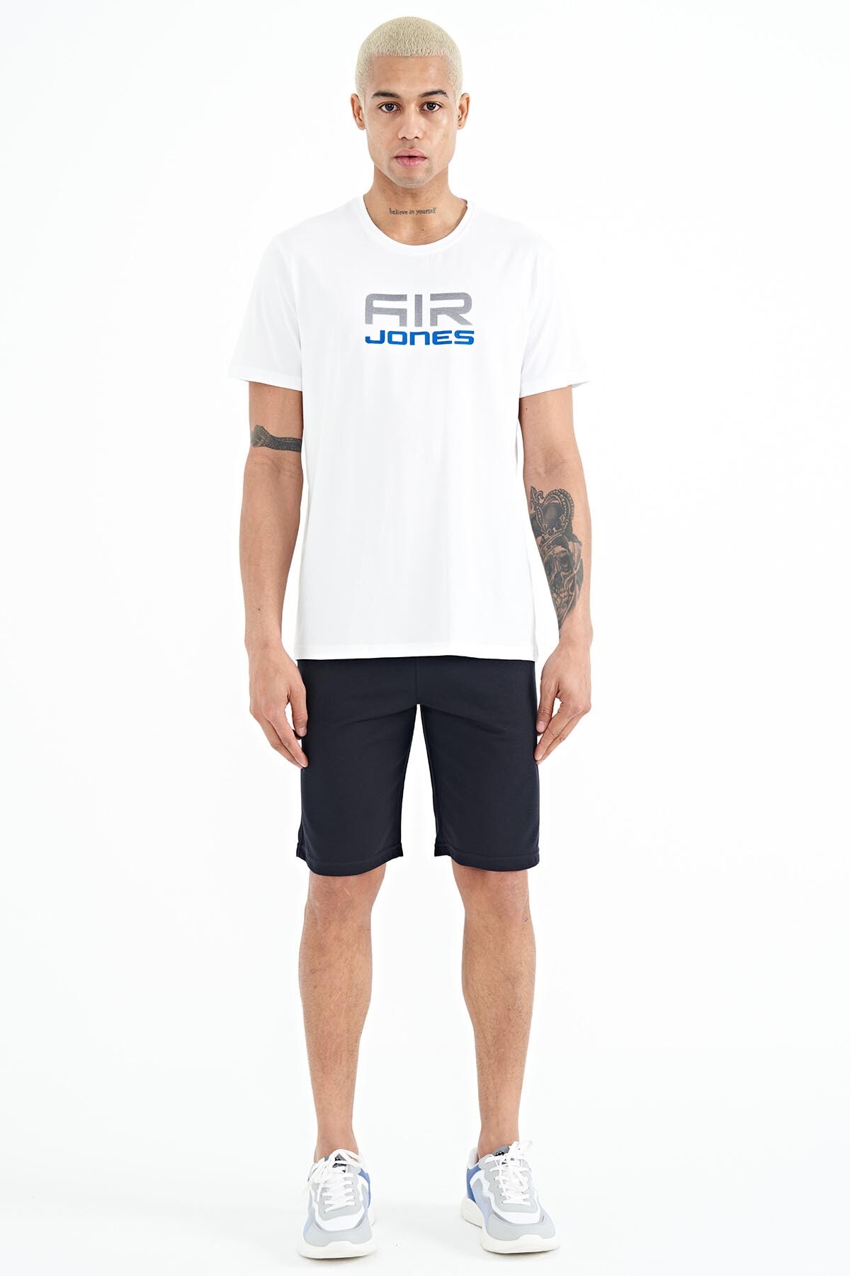 Antony Lacivert Standart Kalıp Erkek Şort - 81247 - Air Jones (1)