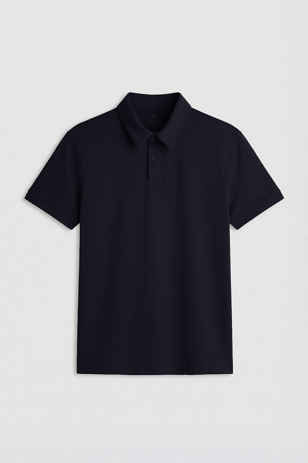Lacivert Standart Kalıp Basic Polo Yaka Erkek T-Shirt - 87768 - TOMMYLIFE