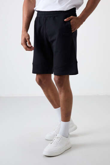 Amos Lacivert Baskılı Erkek Şort - 81246 - Air Jones