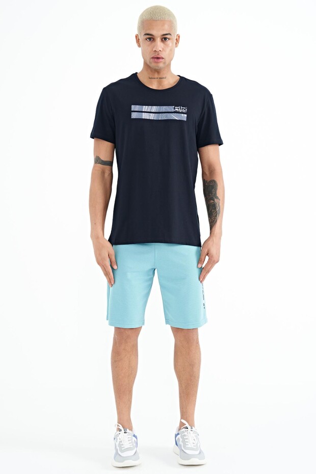 Peter Lacivert O Yaka Erkek T-Shirt - 88204