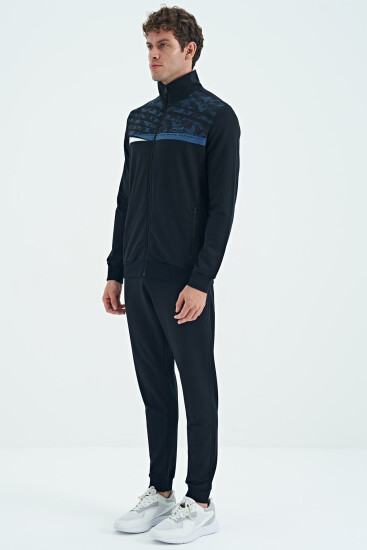 Harry Lacivert Standart Kalıp Erkek Eşofman Takım - 85197 - Air Jones (1)