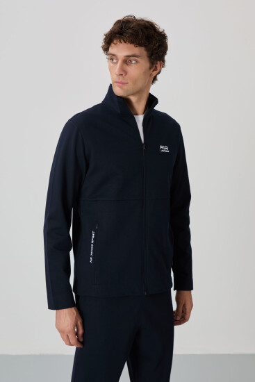 Carlos Lacivert Standart Kalıp Erkek Eşofman Takım - 85209 - Air Jones (1)