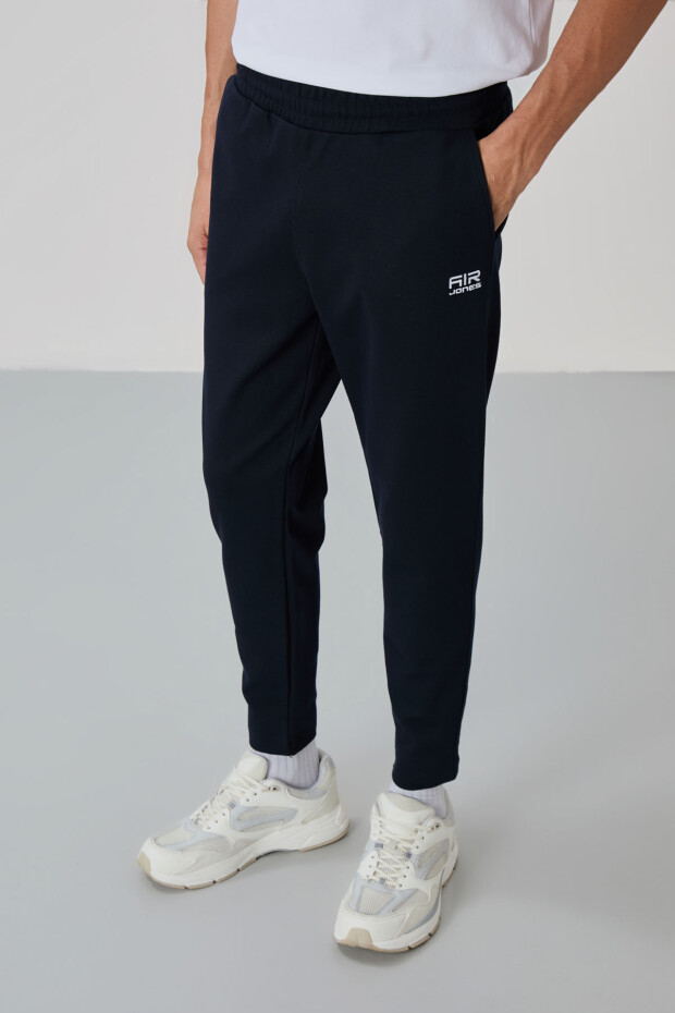 Carlos Lacivert Standart Kalıp Erkek Eşofman Takım - 85209 - 3