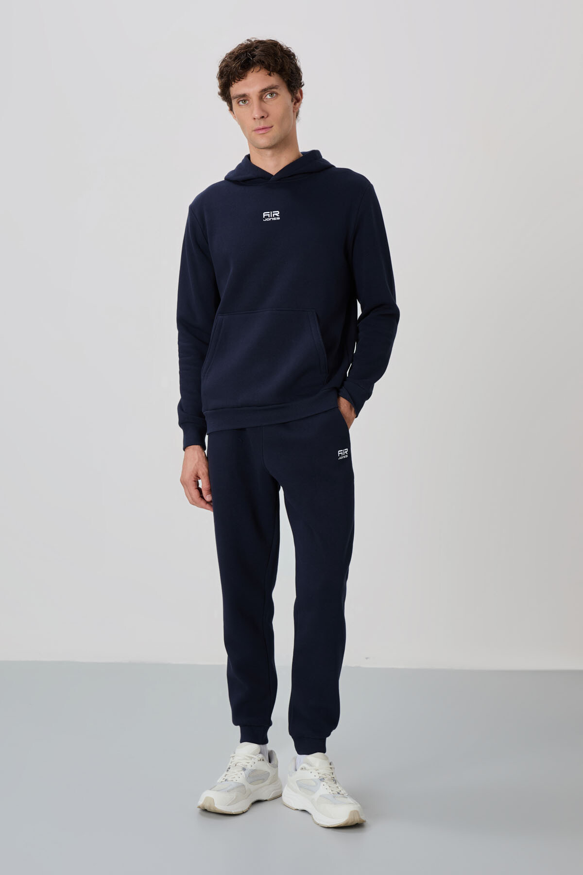 David Lacivert Şardonlu Erkek Eşofman Takım - 85192 - Air Jones