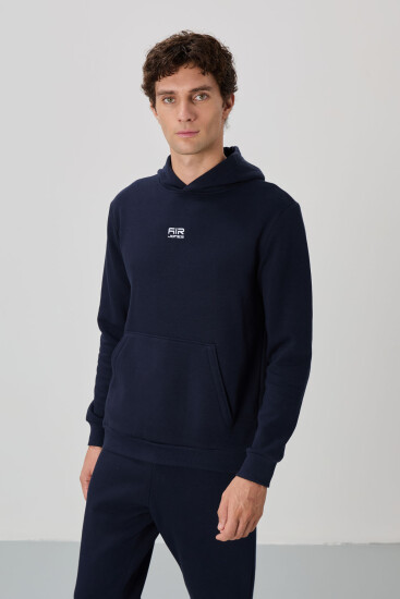 David Lacivert Şardonlu Erkek Eşofman Takım - 85192 - Air Jones (1)