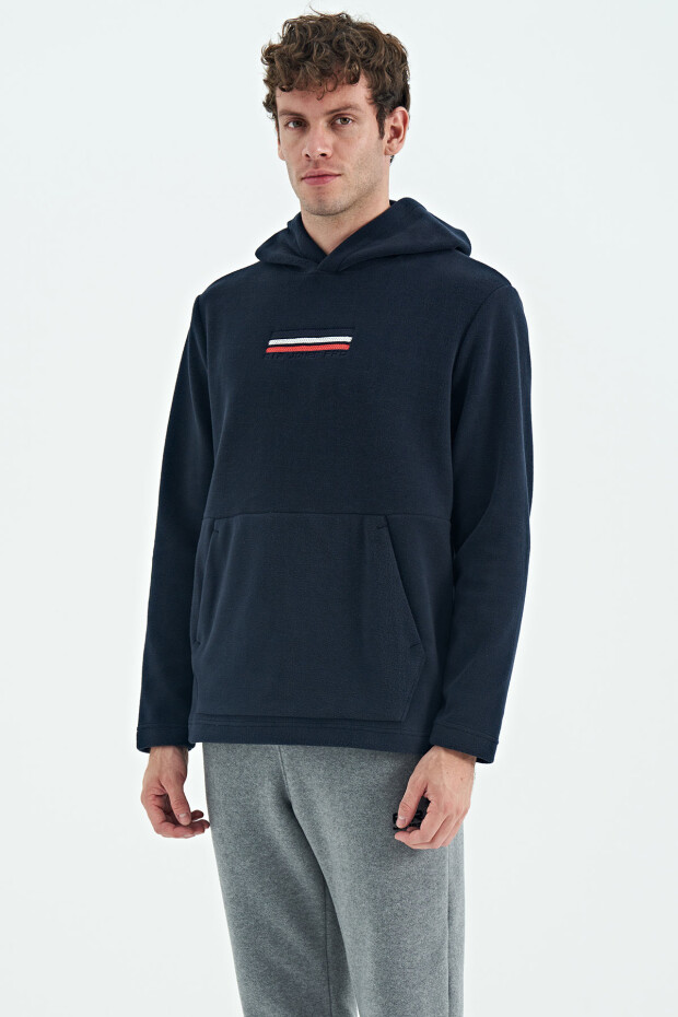 Hern Lacivert Erkek Polar Sweatshirt - 88301 - 4