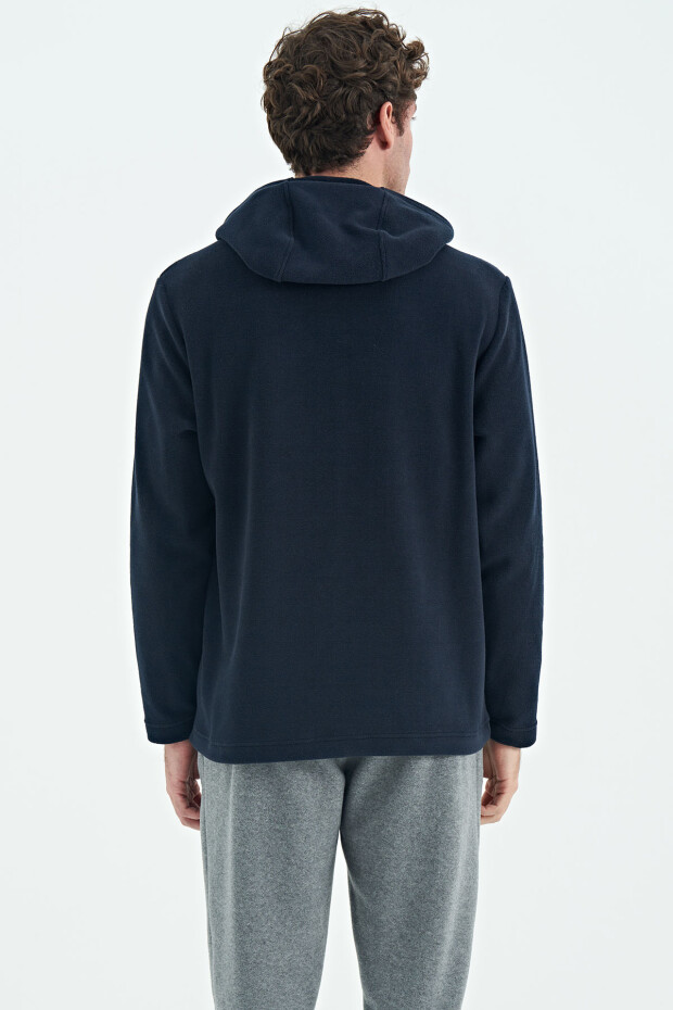 Hern Lacivert Erkek Polar Sweatshirt - 88301 - 9