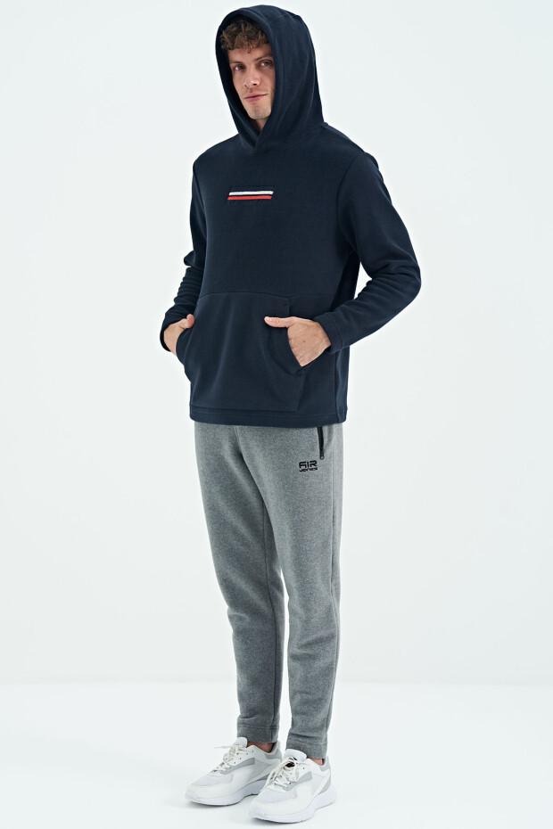 Hern Lacivert Erkek Polar Sweatshirt - 88301 - 8