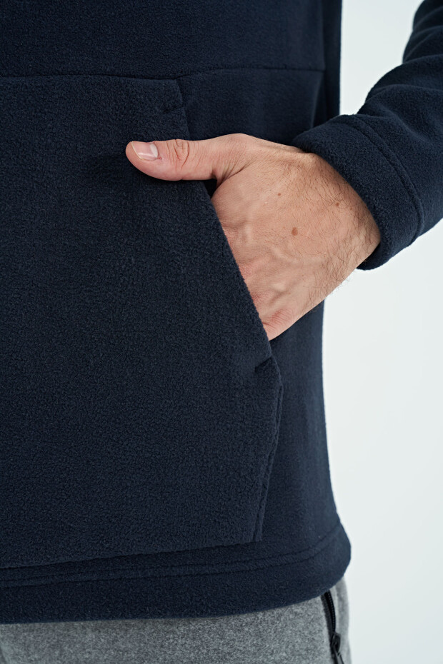 Hern Lacivert Erkek Polar Sweatshirt - 88301 - 6