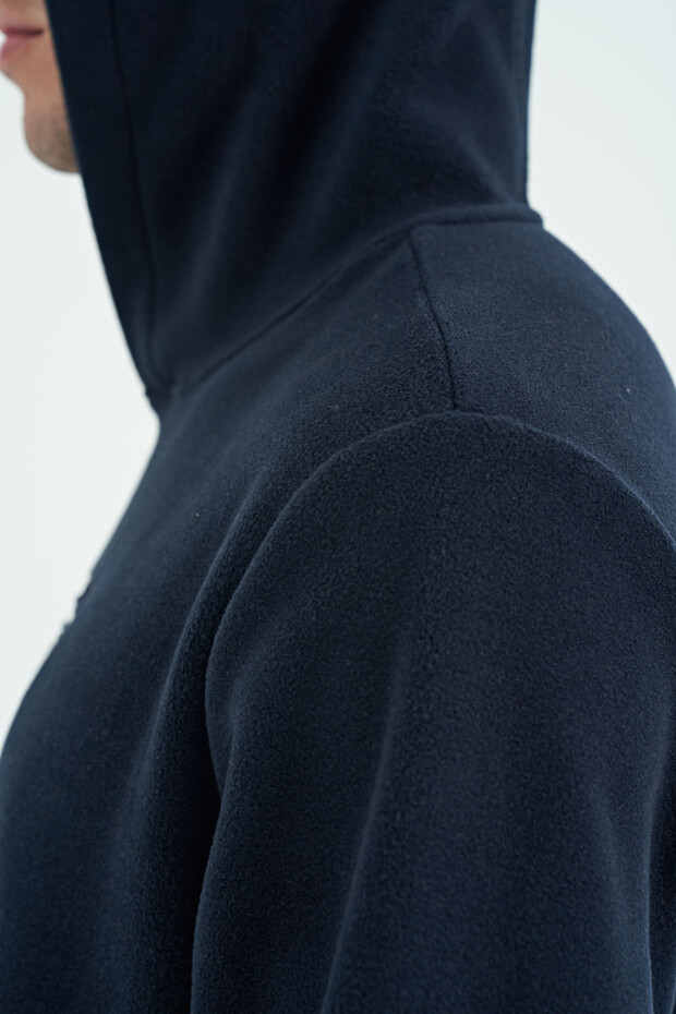 Hern Lacivert Erkek Polar Sweatshirt - 88301 - 7