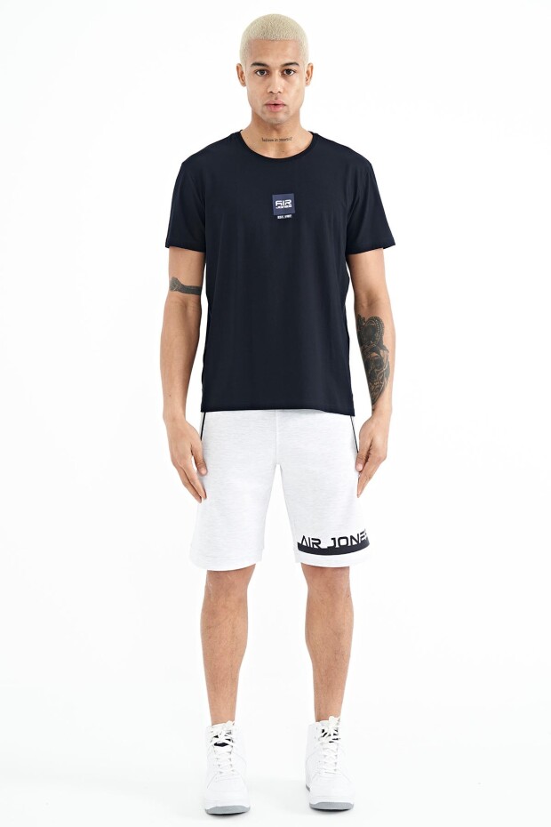 Bert Lacivert Standart Kalıp Erkek T-Shirt - 88210