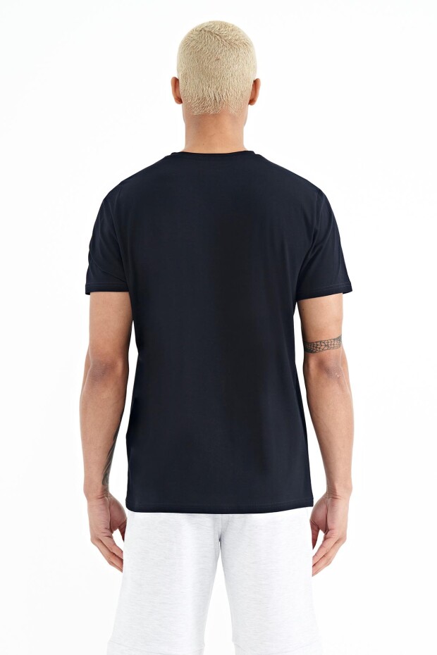 Adney Lacivert O Yaka Erkek T-Shirt - 88230