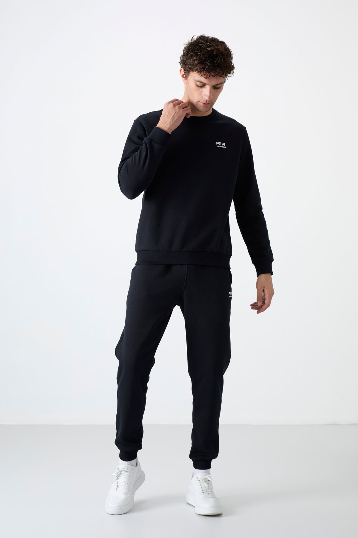 Andy Lacivert Şardonlu Erkek Eşofman Takım - 85190 - Air Jones