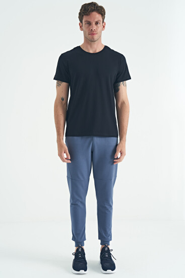 Calvin Lacivert Basic Erkek T-Shirt - 88245 - Air Jones (1)