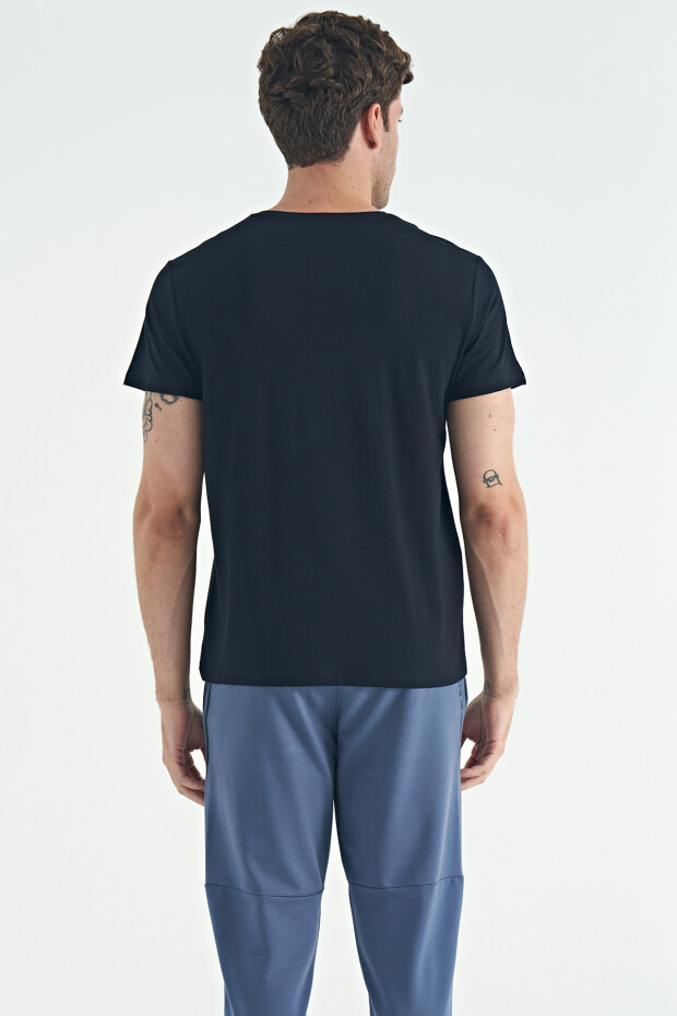 Calvin Lacivert Basic Erkek T-Shirt - 88245 - 4