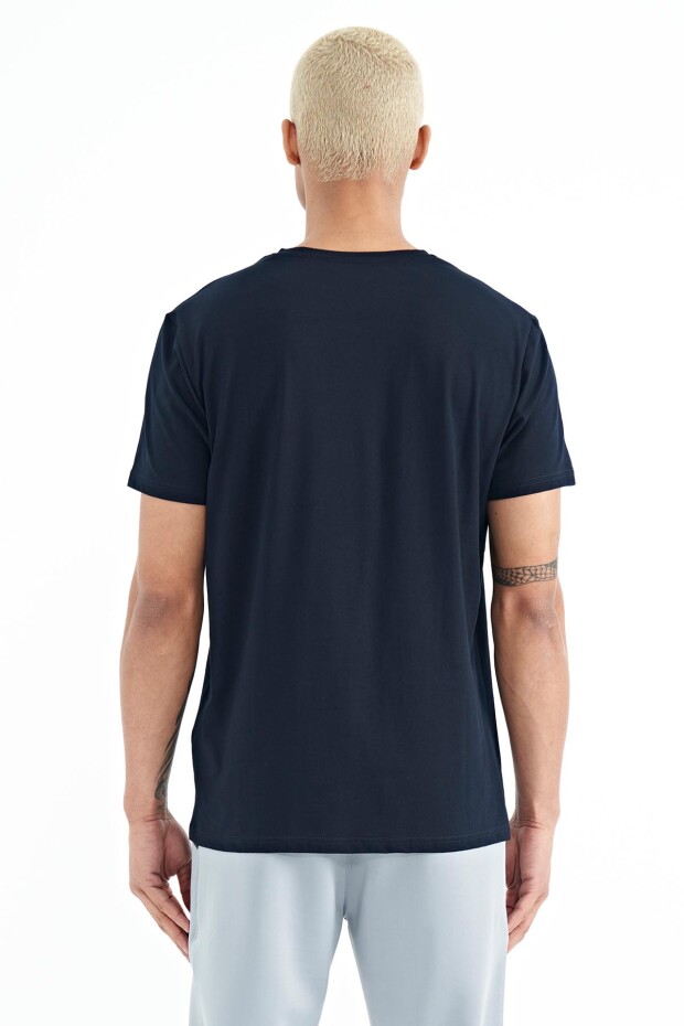 Louis Lacivert Standart Kalıp Erkek T-Shirt - 88202