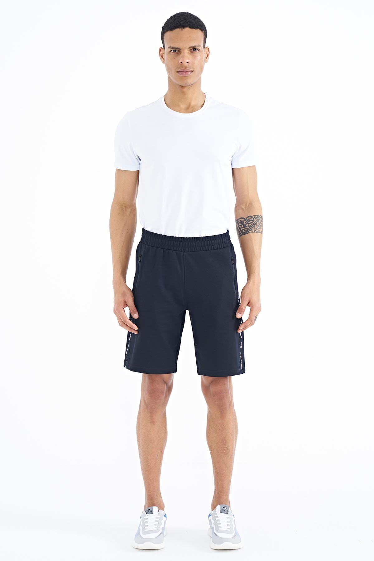Alfred Lacivert Standart Kalıp Erkek Şort - 81244 - Air Jones (1)