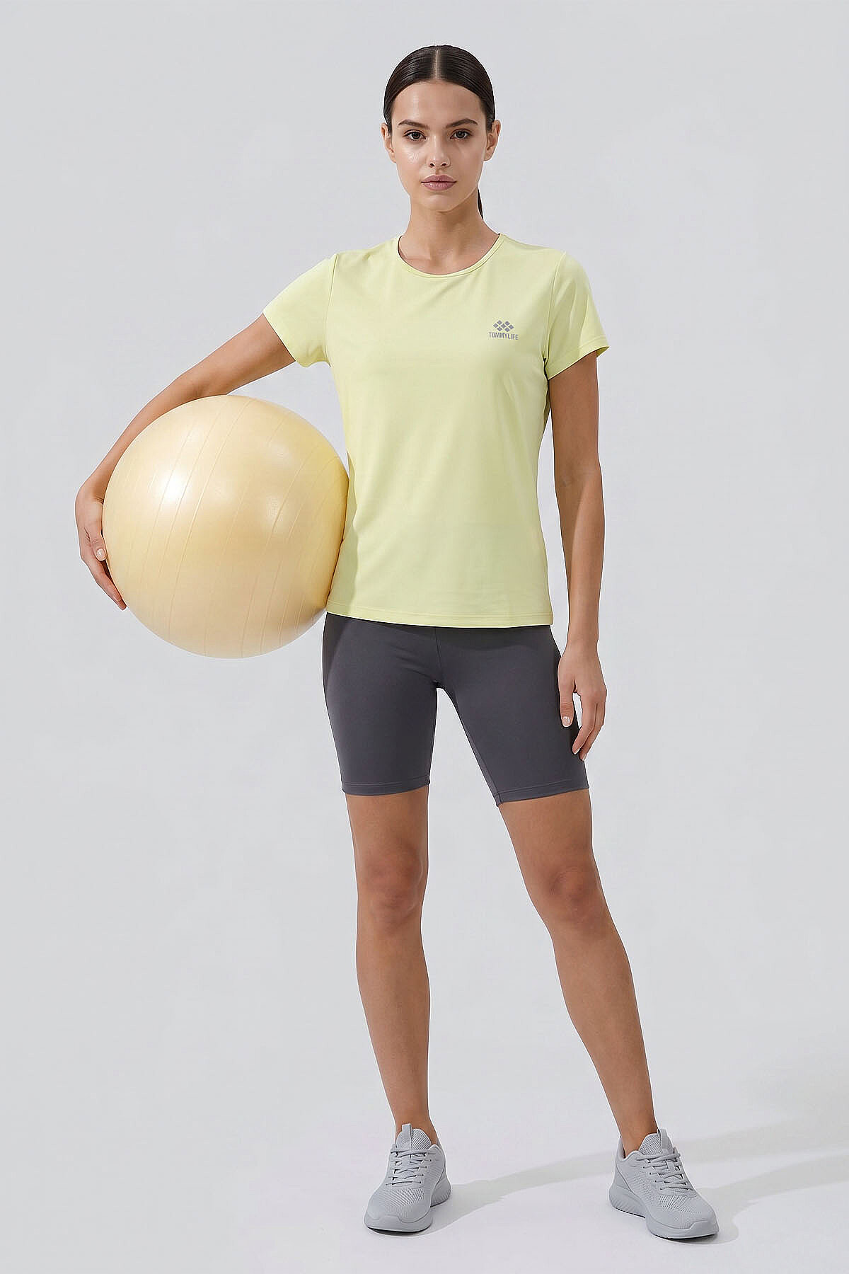 Limon Basic Kısa Kol Standart Kalıp O Yaka Kadın T-Shirt - 97144 - TOMMYLIFE
