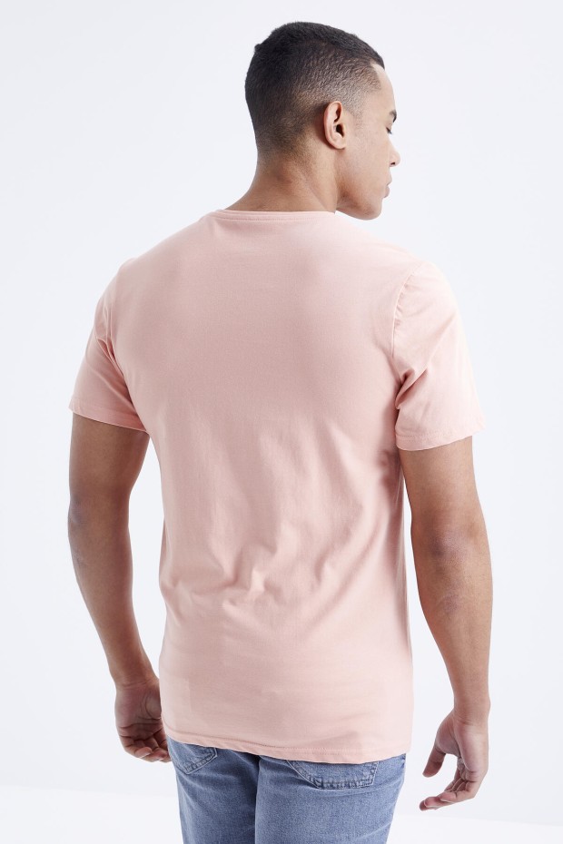 Mercan Basic Kısa Kol Standart Kalıp V Yaka Erkek T-Shirt - 87912