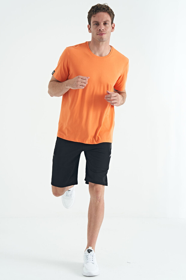 Oranj Erkek Basic Kısa Kol Standart Kalıp O Yaka T-shirt - 87911
