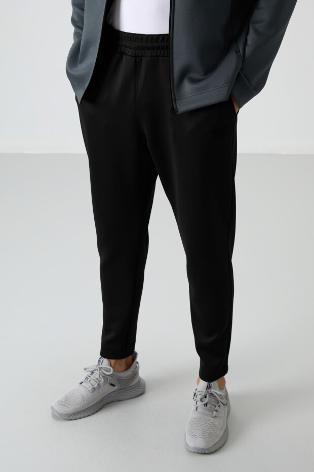 Bran Orman Yeşil - Siyah Scuba Kumaş Erkek Eşofman Takım - 85199 - 4