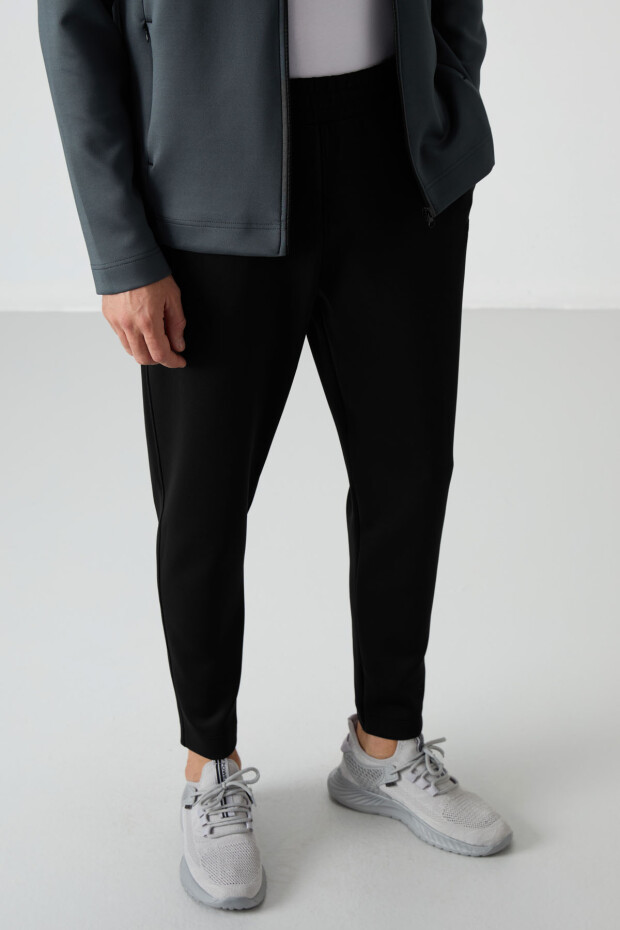 Bran Orman Yeşil - Siyah Scuba Kumaş Erkek Eşofman Takım - 85199 - 6