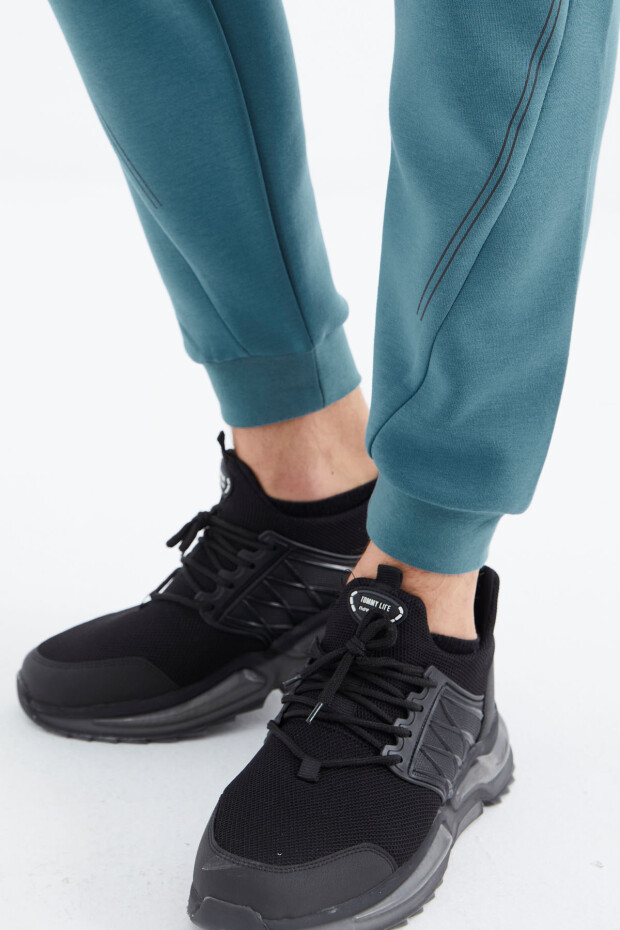 Orman Yeşili Bağcıklı Erkek Eşofman Alt - 82110 - 7