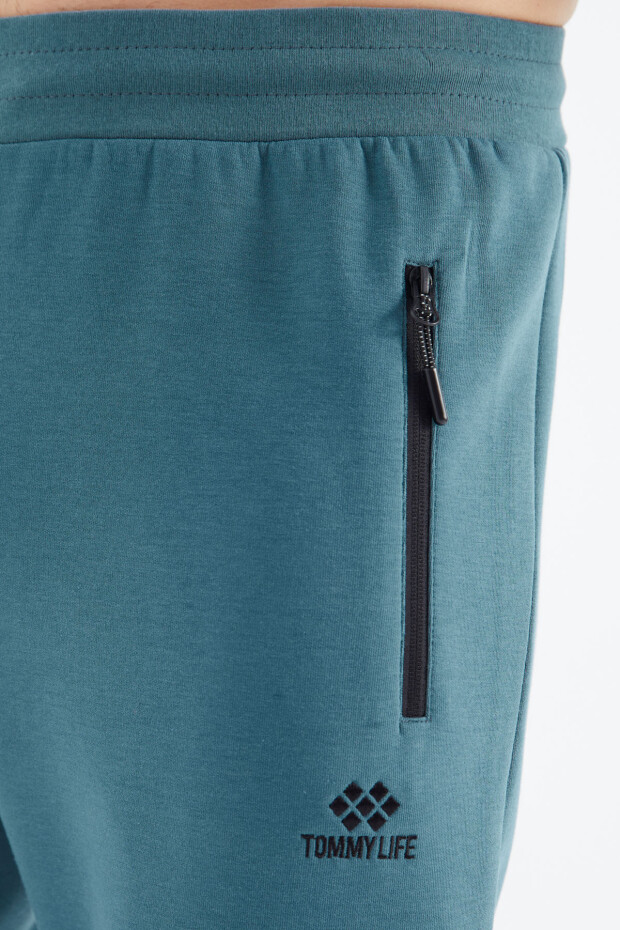 Orman Yeşili Bağcıklı Erkek Eşofman Alt - 82110 - 4