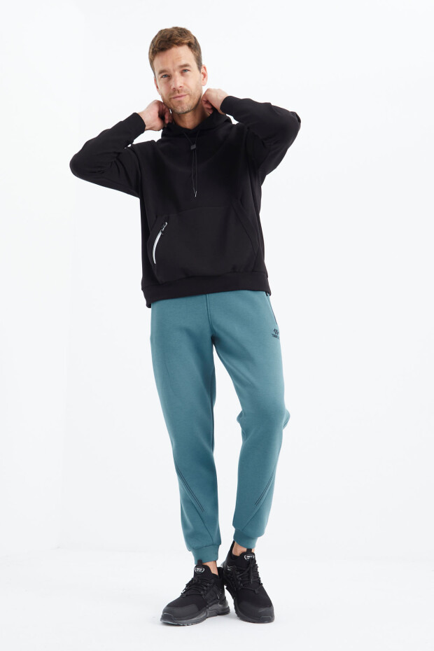 Orman Yeşili Bağcıklı Erkek Eşofman Alt - 82110 - 3