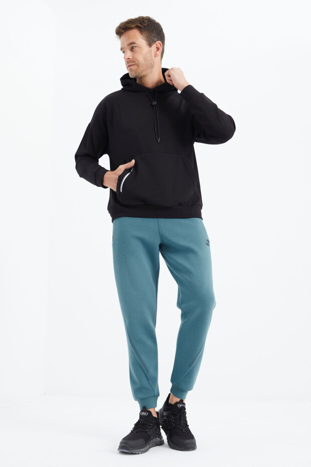 Orman Yeşili Bağcıklı Erkek Eşofman Alt - 82110 - 1